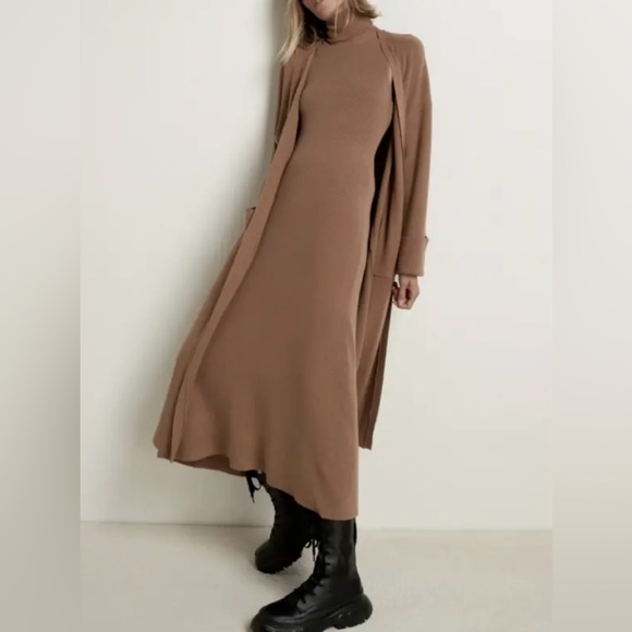 Zara Long Knit Jacket - Picture 2 of 13